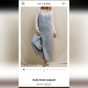 Women's Blue Denim Overalls